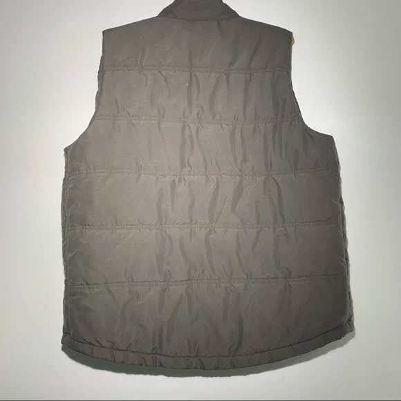 WeatherProof Medium Gray Puffer Vest (broken zipper) - Picture 4 of 8